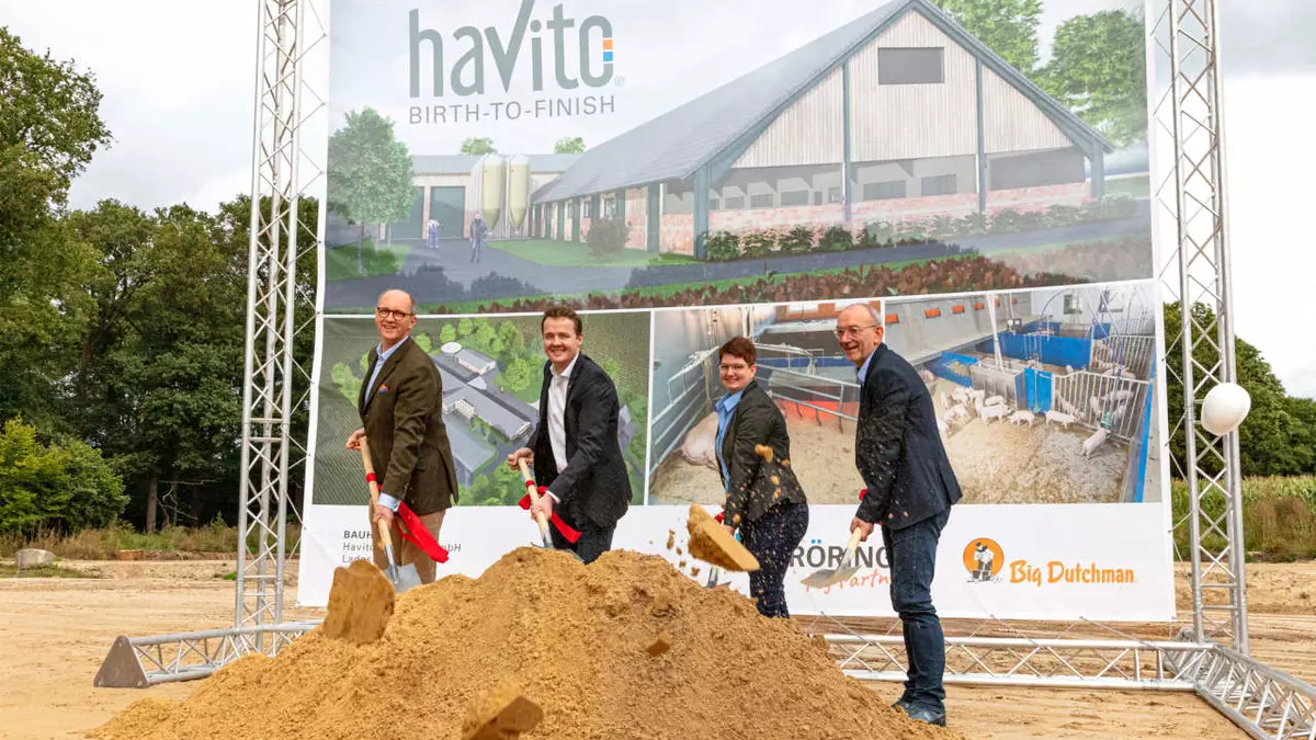 Read more about the article Bauphase für „Havito“-Forschungsstall von Bröring und Big Dutchman gestartet